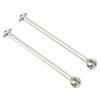 2PCS RC Front and Rr CVD Drive Shaft Steel RC Driveshaft Dogbones For   1/7 1/8 RC Cars