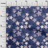 oneOone Cotton Flex Blue Fabric Galaxy Sewing Fabric By The Yard Printed Diy Clothing Sewing Supplies 40 Inch