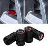 4Pcs Car Tire Valve Stem Caps Compatible for GR Sport Gazoo Racing Yaris 86 Corolla Hilux Supra C-HR Auto Accessories