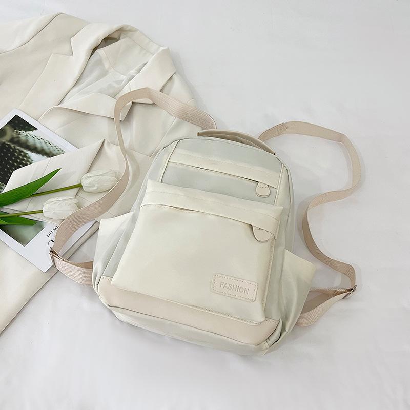 

Высококачественный простой и легкий рюкзак для отдыха и путешествий, женский, японский и корейский, универсальный, небольшой школьный рюкзак для студентов колледжа белый