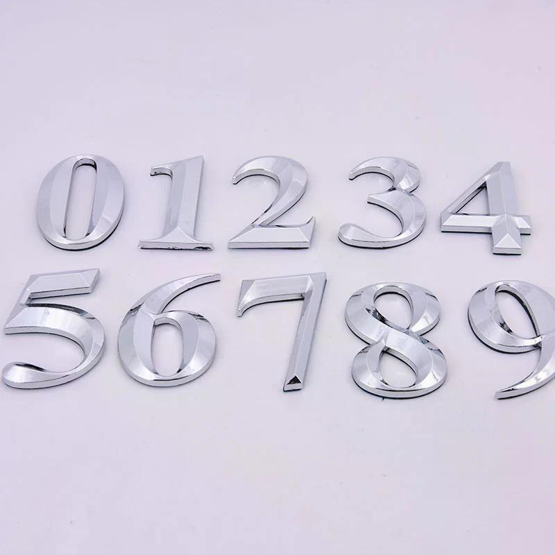 Self Adhesive Door Number Sign House Number Digit Apartment Hotel Office Sticker
