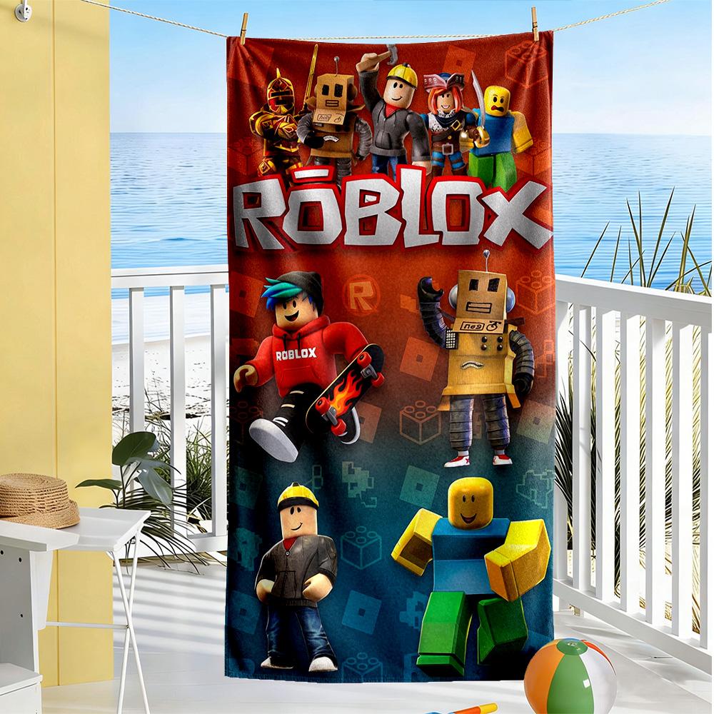 Asciugamano da Spiaggia Roblox Alta Assorbenza & Asciugatura Rapida Confortevole Leggero