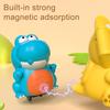 Kids Electric Magnetic Dinosaur Toy Baby Tummy Time Crawling Dinosaur Toy Educational Infant Toddler Boy Girl Swing Dino Toy