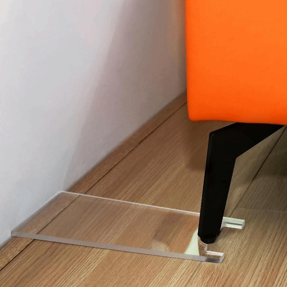 Adjustable Couch Stopper Transparent Furniture Stoppers Prevents Sliding Wall Spacer Home