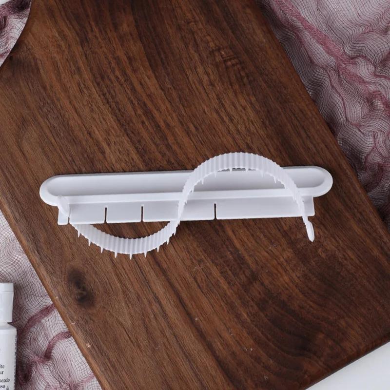 Cake Curved Flower Arranging Aid Fondant Edge Marker Cream Decorating DIY Bakeware Tableware Kitchen Tool