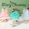 DIY Merry Christmas Tree Ornament Desktop Christmas Tree Handmade DIY Material Package 2025 Xmas Trees New Year Gifts
