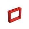 50g MOC 6556 1x4x3 Window Frame with Double Opening for Building Block Furniture, Compatible Accessories