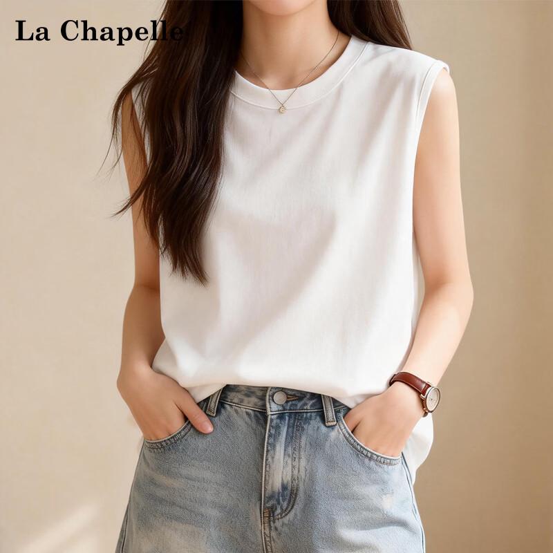 La Chapelle Women's Loose Wide-Strap Camisole Vest