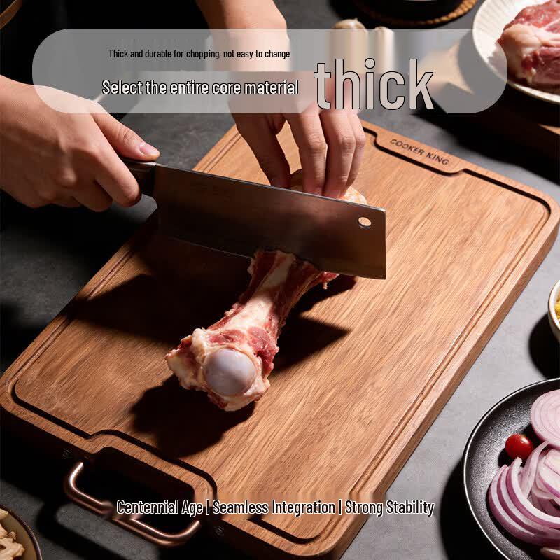 COOKER KING Black Gold Sandalwood Cutting Board