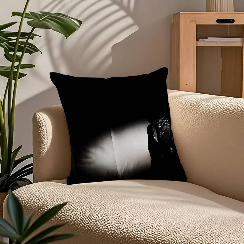 

Rapper D-Destroy L-Lonely Pillow Case Comfort Sofa Bed Silky elegant Invisible zipper Custom Decorative cushion cover 30cmx30cm