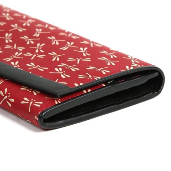 Inden Long Wallet 2311 Kozakura x Respect for the Aged Day INDEN-YA [Red White]