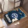 Custom Name Personalized Atletico Madrid Print Carpet, Versatile Home Decor Rug, for Playroom, Apartment, Balcony, Entryway, Hallway Gift