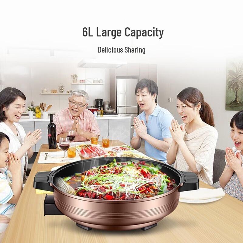 SUPOR 6L Multifunction Electric Hot Pot & Cooker CN Plug (adapter Included)