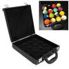 Scatola porta palline da biliardo Snooker Custodia da trasporto per biliardo Accessorio con maniglia per il trasporto