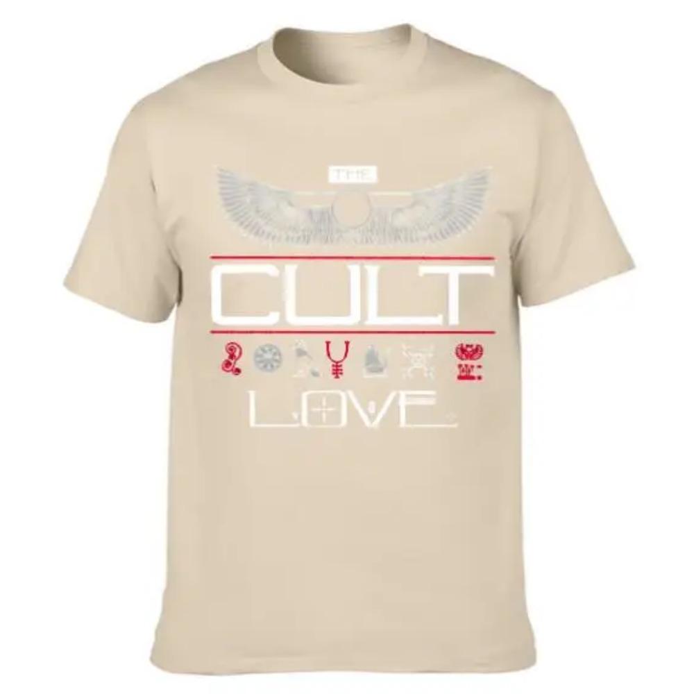 Cult Love T-Shirt Kombinieren Sie Spaß-Print-Shirt Herren- und Damen-Kurzarm-T-Shirts Harajuku