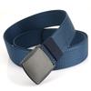 Genuine YKK Buckle: Metal-Free Nylon Elastic Belt - Lightweight Woven Canvas Military Training Belt