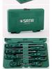 SATA T Series Screwdriver Set: Flat, Phillips, Flower Head - Models 09305, 09306, 09309