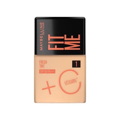 New York Liquid Foundation With SPF 50 Vitamin C Skin Tint Natural Coverage 30Ml Shade 01 Daily Makeup