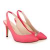 Women Pumps Pointed Toe  Shoes Thin Heels  Wedding Party Girl High  Sole Nude Color  Big Size