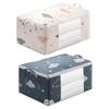 4Pcs Quilt Storage Container with Lids Large Capacity Fabric Quilt Bags Versatile Storage Bin for Household Use