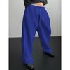 Pantalones de Chándal para Hombre Cintura Elástica Cordón Pierna Recta Bolsillo Pierna Ancha Holgados