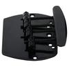 Musiclily Pro 19mm String Pitch Bass Bridge for Music Black 4-String Man,