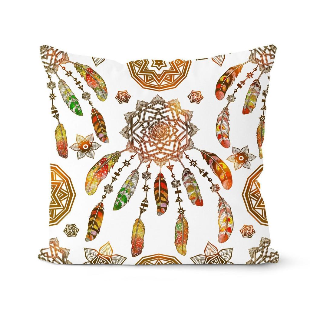 Ethnic Style Throw Pillow Cover Retro Abstract Decoration Home Bedroom Living Room Sofa Cushion Pillow Cover