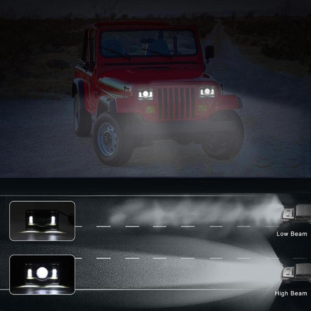 45W LED Headlights Turn Signal LED Headlamp Versatile Truck Headlight Assembly  For ATV