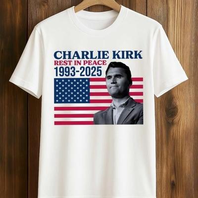 Charlie Kirk Rest In Peace 1993 2025 America T-Shirt Unisex T-Shirt
