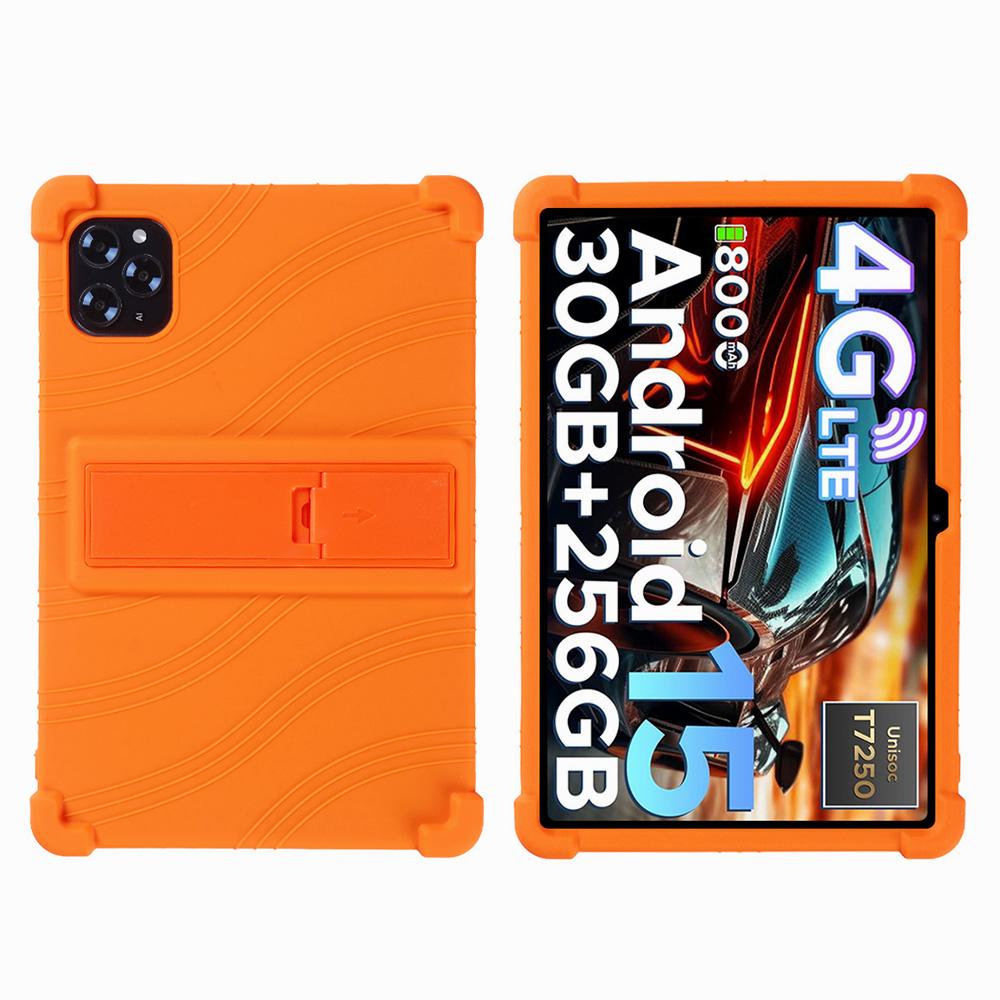 Pro pouzdro Doogee Tab G6 Nastavitelný stojánek Silikonový ochranný kryt na tablet
