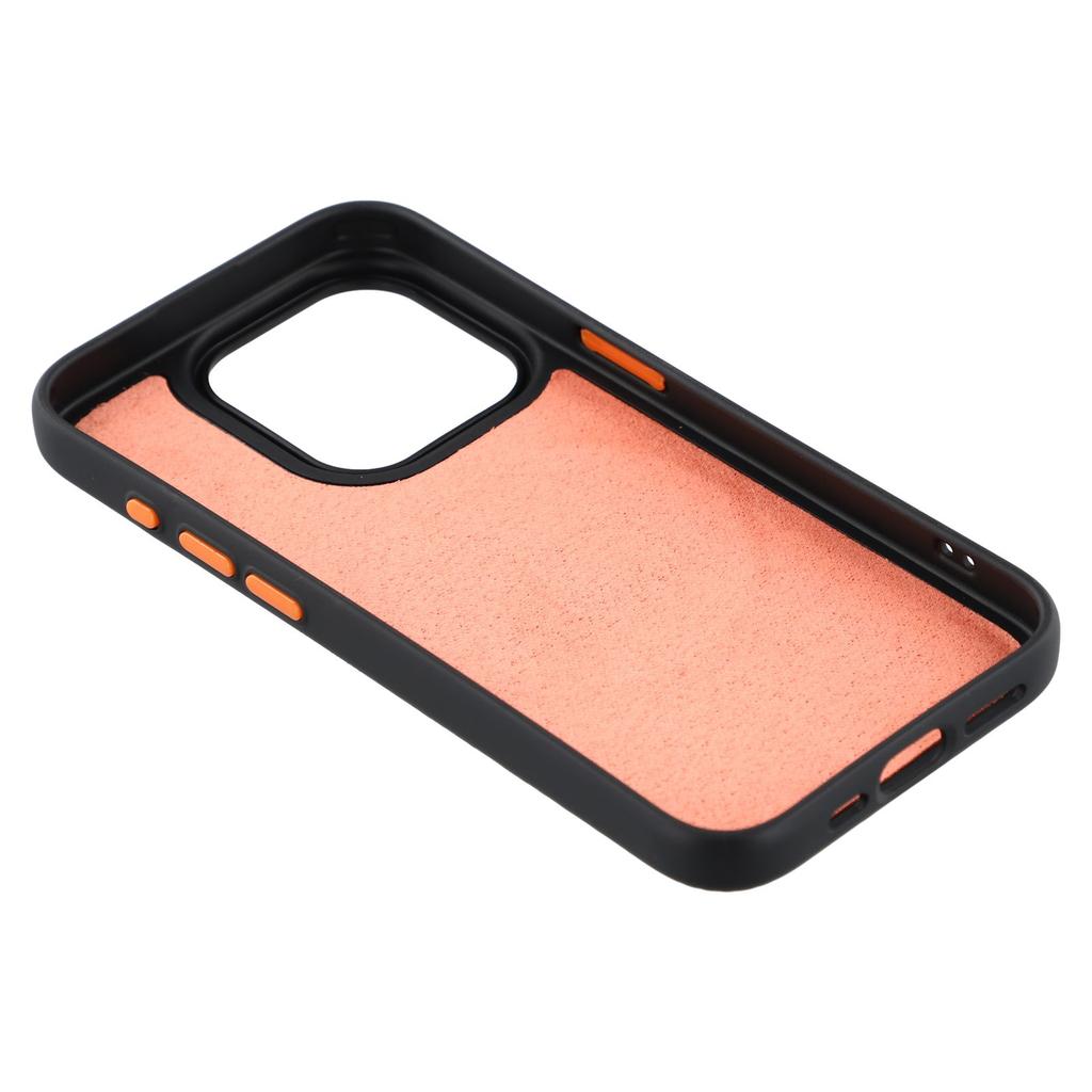 For iPhone 15 Pro Magnetic Case Litchi Texture TPU Phone Cover Compatible with MagSafe