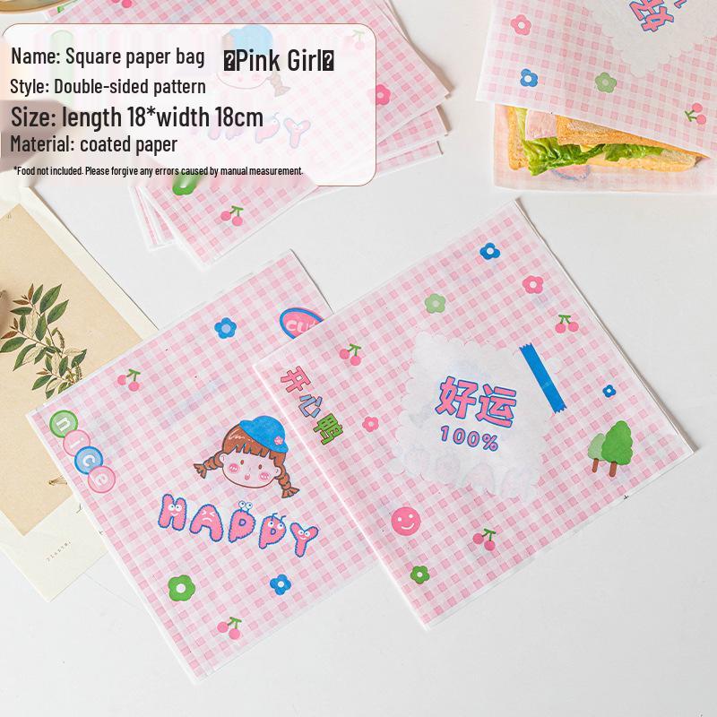 Disposable Oil-Proof Food-Grade Sandwich & Burger Wrapping Paper Liner