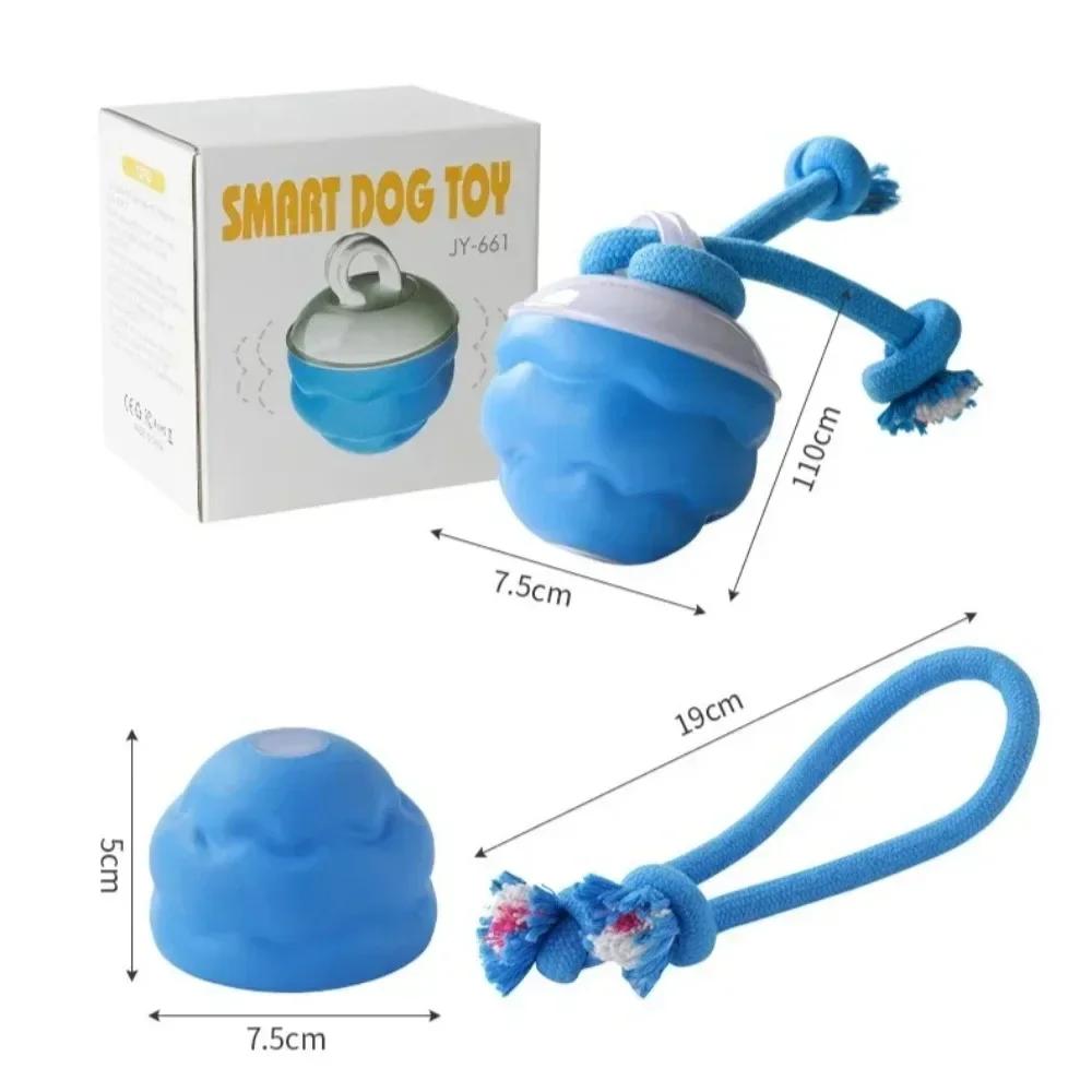 Electric Rotating Dog Toys Bite Resistant Grinding Teeth To Relieve Boredom Pet Toy Walking Ball Large Dog Sound Training Tool