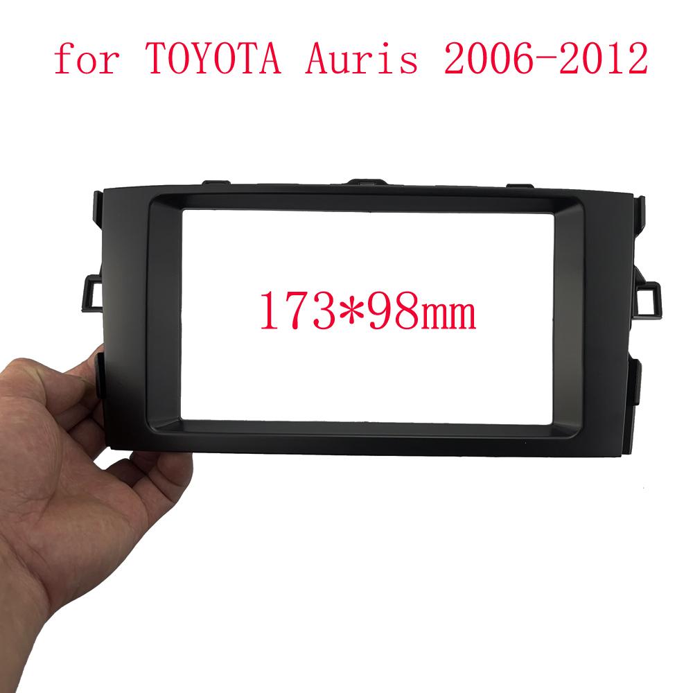 2Din Car Fascia for Toyota Auris 2006-2012 Stereo Fascias Panel Dash Mount Installation Car DVD Frame Kit In-Dash