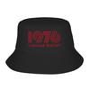 50th Birthday Made In 1976 Bucket Hats Gift For Girl Kawaii 50 Years Old Vocation Caps For Outdoor Lightweight