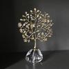 Elegant Metal Money Tree Ornament for Living Room, Entrance, or Cabinet - New Chinese Style Wealth Attraction Decoration