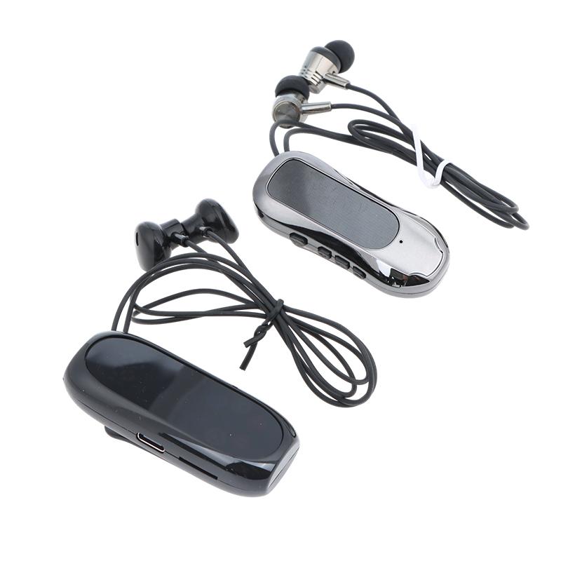 Portable Lavalier Headphones Bluetooth Earbuds Surround Sound Headsets Noise Reduction Earphones Handsfree In Hd Mic