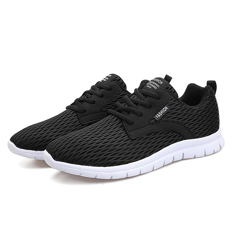 Men's mesh sneakers, large size running shoes, men's casual shoes, student travel shoes