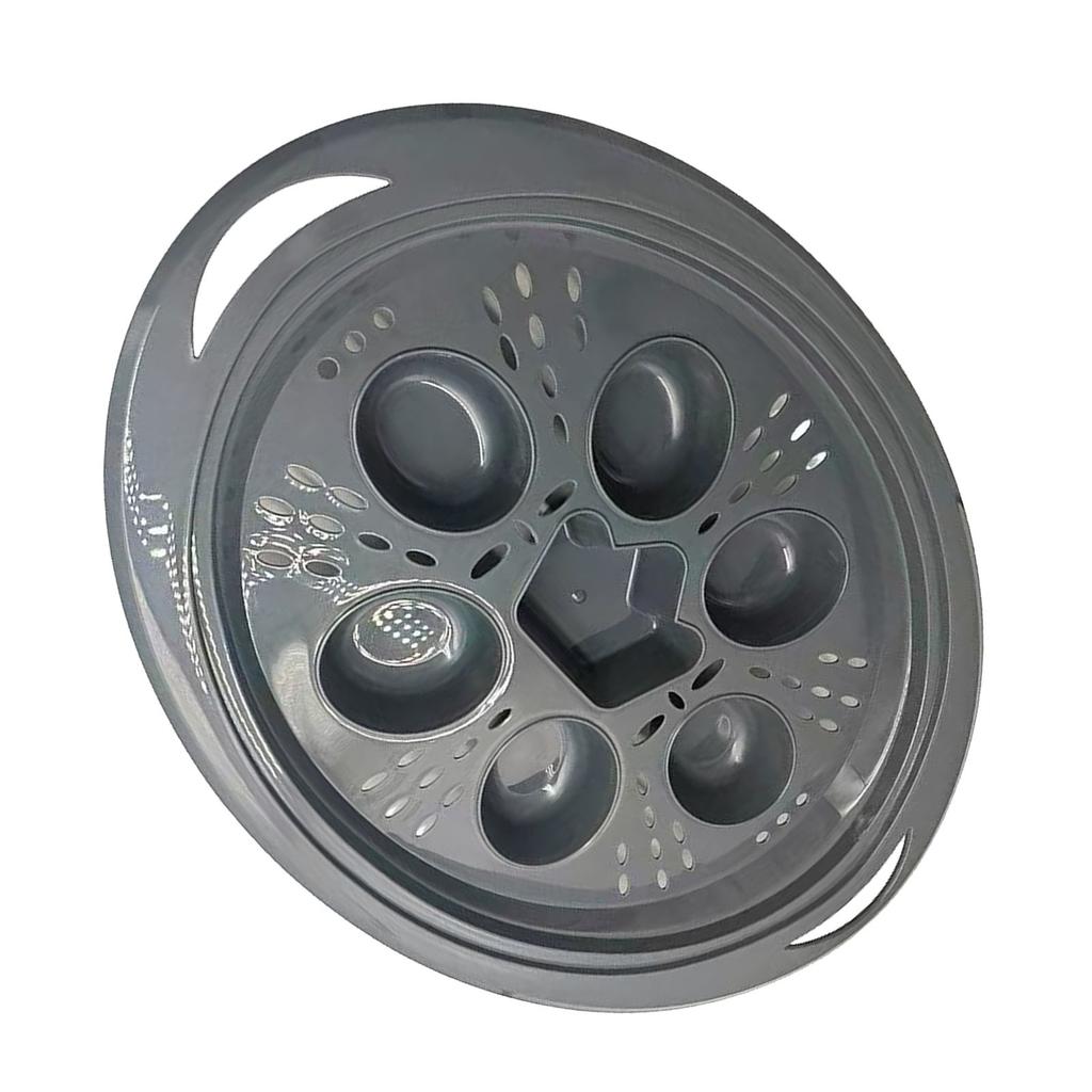 Mikrowellen-Eierpochier-Einsatz Passend für TM5 TM6 TM31 7 Tassen Pochiertes Ei Koch-Gadget für die Küche