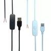 USB Extension Cable with ON OFF Switch 2M Long Lasting Power Cord for LED Strip Light Holiday Decoration