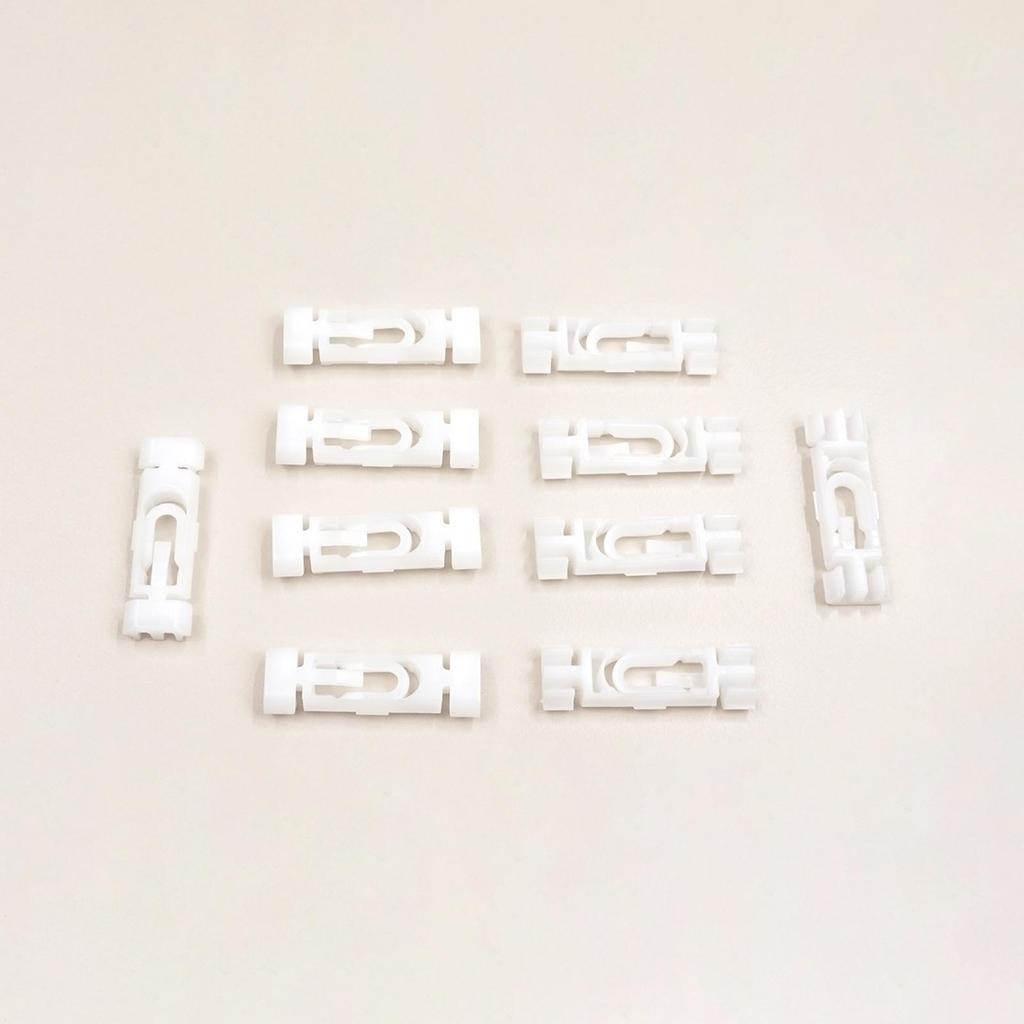 ECF70 10 Pieces Moulding Clip for VW 1H0853733B for VW Golf 3