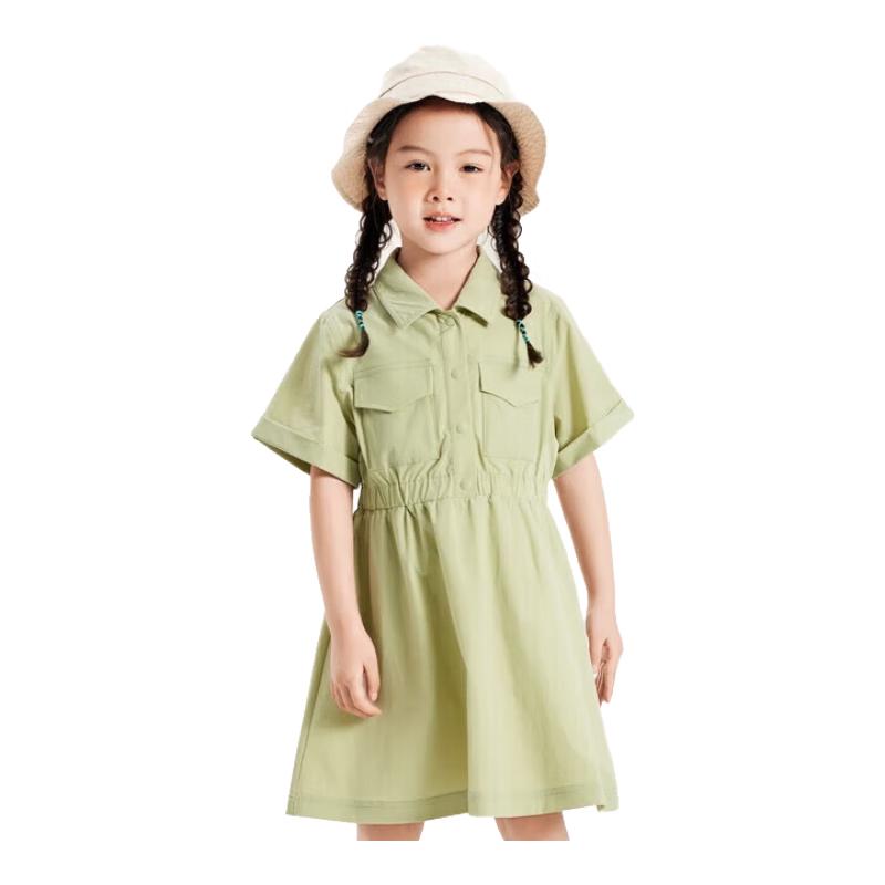Mini Balabala Girl s Cooling Quick-Dry Workwear Dress 160