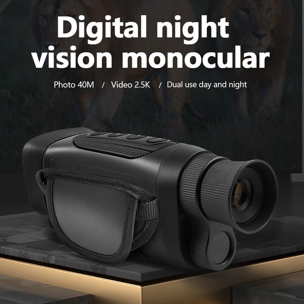 Portable HD Monocular: Night Vision Telescope for Birdwatching and Video Recording
