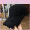 Vintage Baseball Cap With Adjustable Fit Cotton Material For Spring Casual Wear