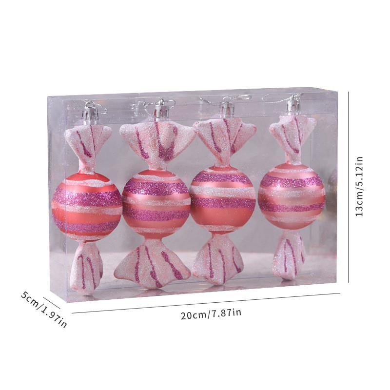 

Acorn And Snowman Candy Set Ornaments Tree Decoration For Christmas Festivities StyleA