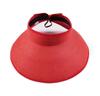 2025 Women Sun Visors June Wide Brim Foldable Packable Roll Up Ponytail Beach Hat Straw Visor Sun Hats