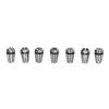 7Pcs Spring Collet Set Mill Chuck Collets for Extension Rod Nuts Reamer Tools 1.0mm‑7.0mm