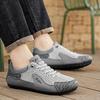 Men Low Cut Mesh Sneakers Summer Slip-On Lace-Up Casual Shoes Outdoor Breathable Durable Men'S Running Sports Shoes Zapatos