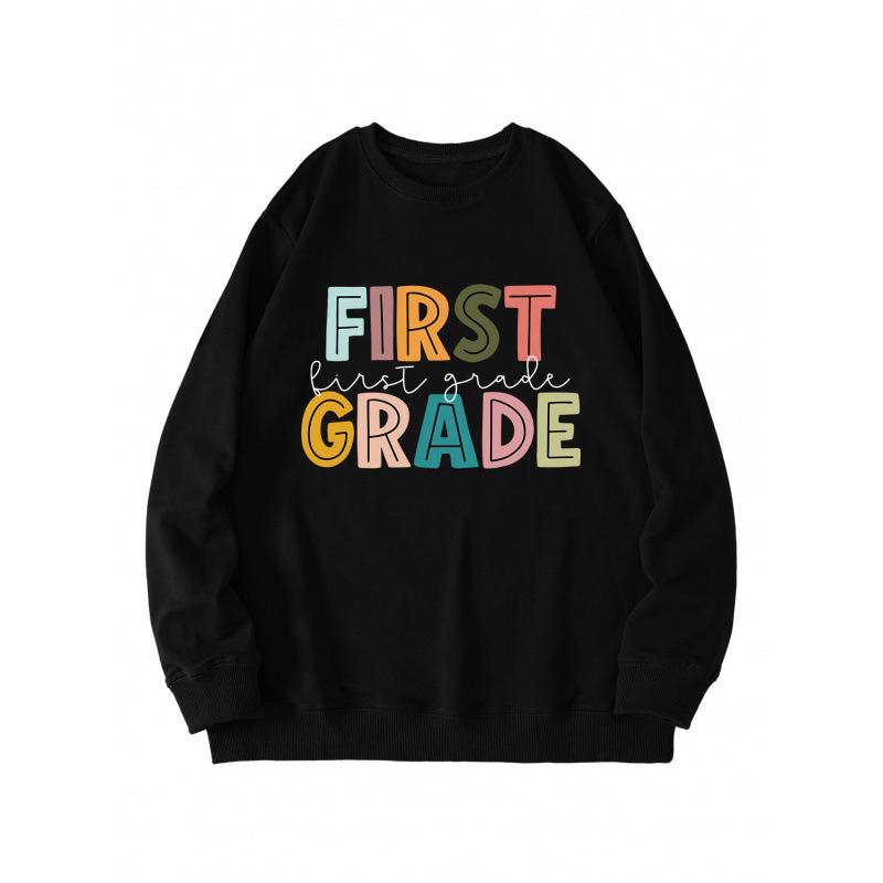 Women's European & American Fashion Round Neck Hoodie - Autumn/Winter Long Sleeve, In Stock