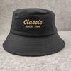 Letter Embroidery Big Head Circumference Men's Hat Casual Fashion Simple Bucket Hat Basin Hat Women's Hat Trendy Women's Hat